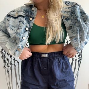 Thrill Tie-Dye Blue Jean Jacket